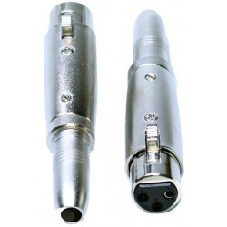 Proficon XLR F TO 6.3 F ADA 17 adaptor οικονομικός μετατροπέας φις canon ποιότητας